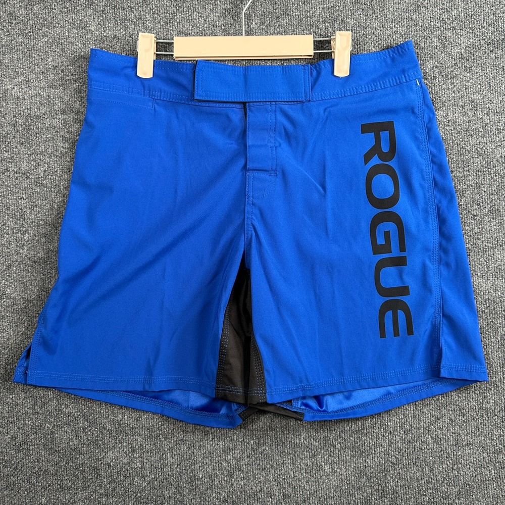 Rogue Fitness Men's Board Shorts Size 34 Royal Blue CrossFit Training Gym Shorts